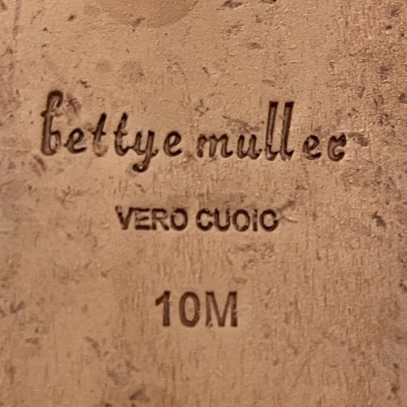 Bettye Muller asper drill, cork soul wedge size 10 suede uppers in peach sherbet - Picture 5 of 6